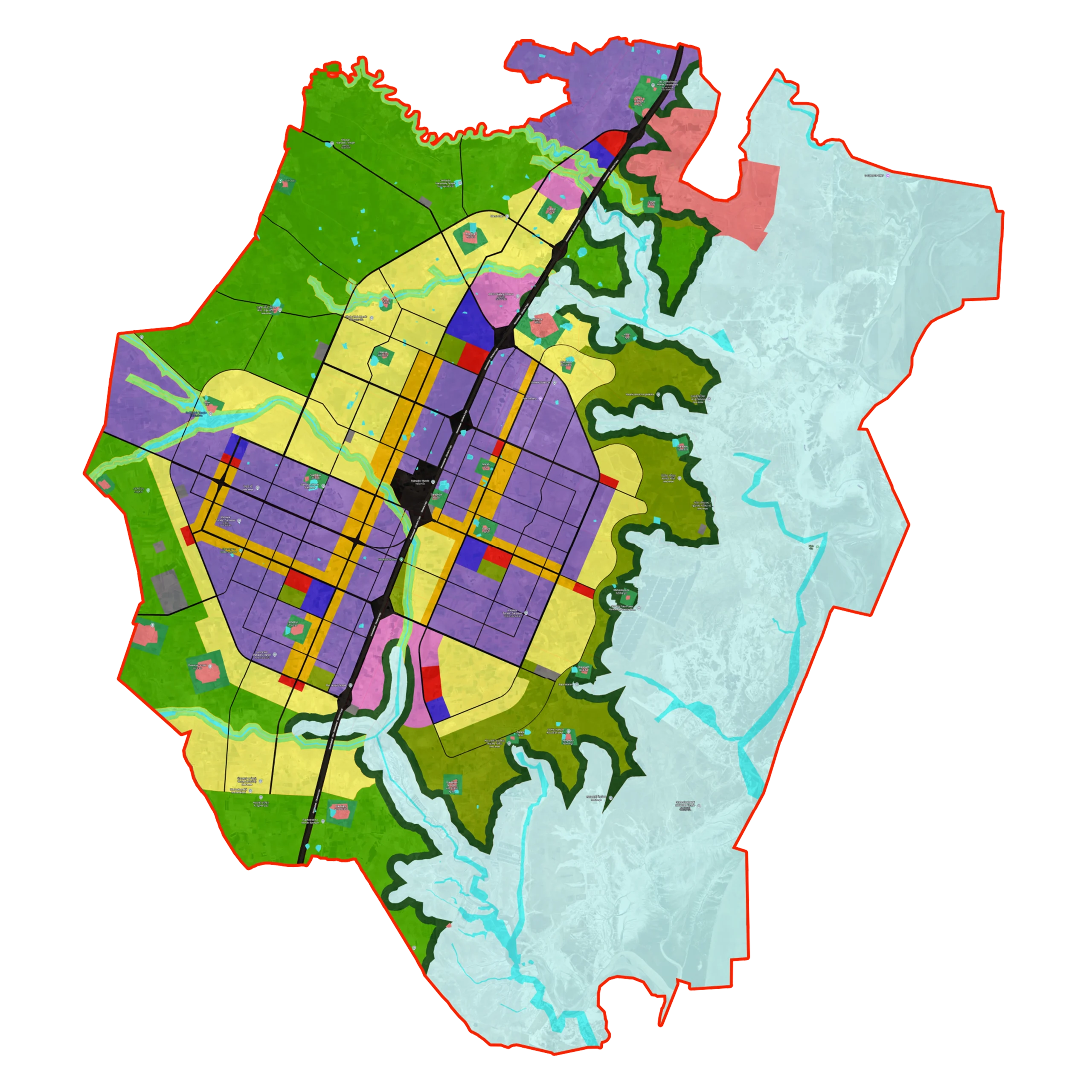 Map of India showing PXL Realty territories